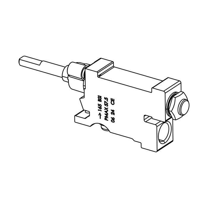 gas tap, grill, 1-way,