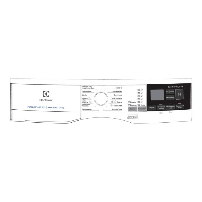 control panel, white, Electrolux