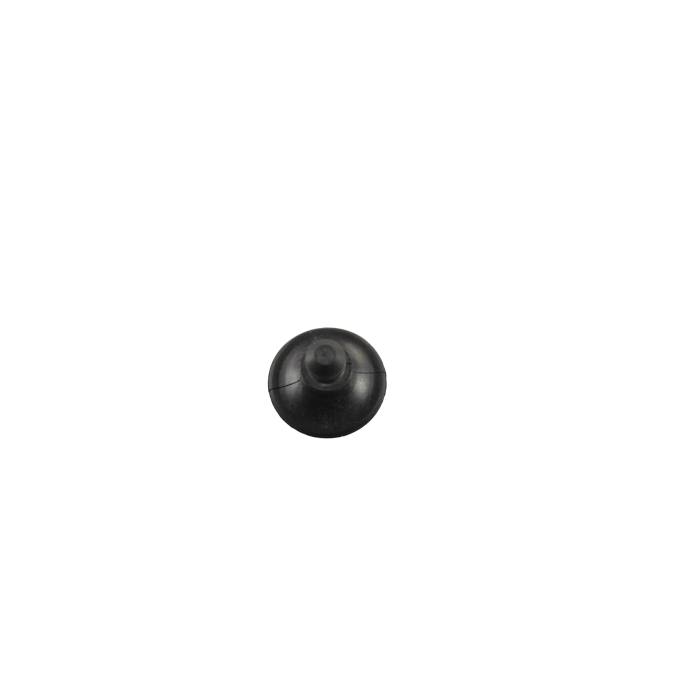rubber foot, black