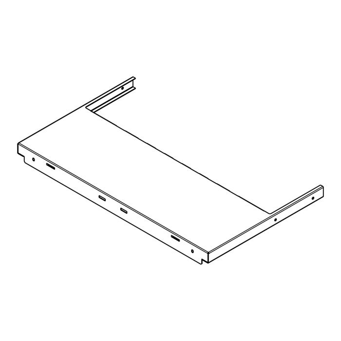extension piece, silver, 458,7x276,5x32,2