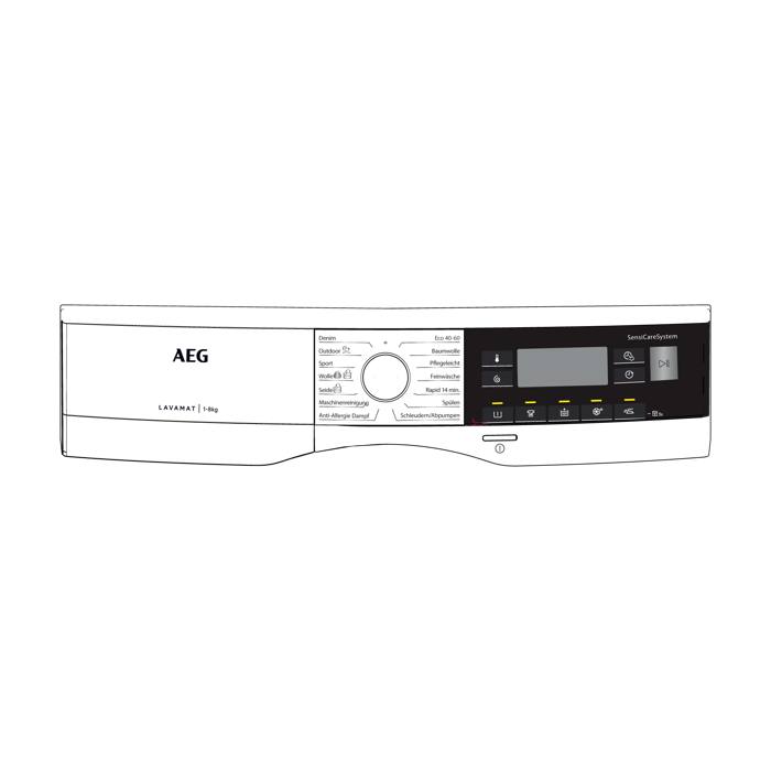 control panel, white, AEG