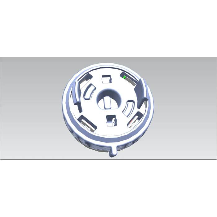 knob cover, programme selector, silver, Indigo