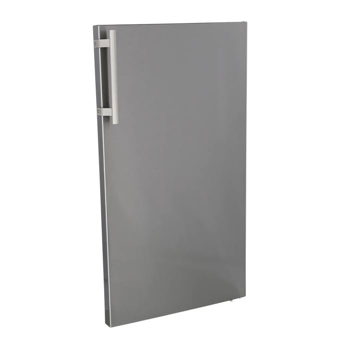 refrigerator door, inox