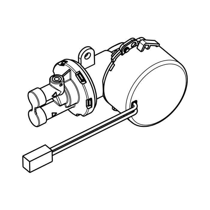 Pump, detergent dispenser,