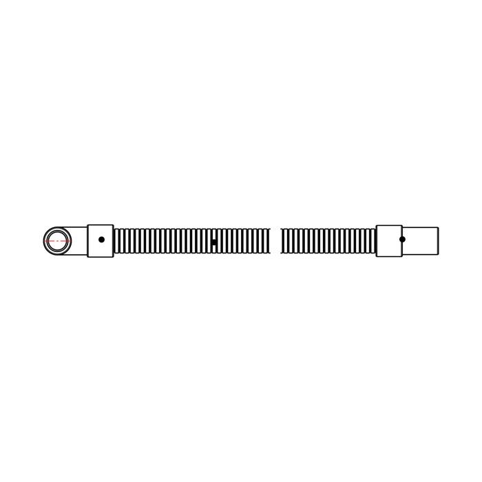 wąż, zbiornik, para, L = 540mm