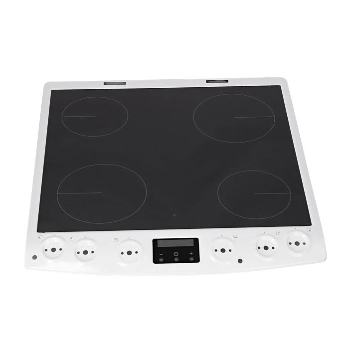 cooking top with frame,white,60cm