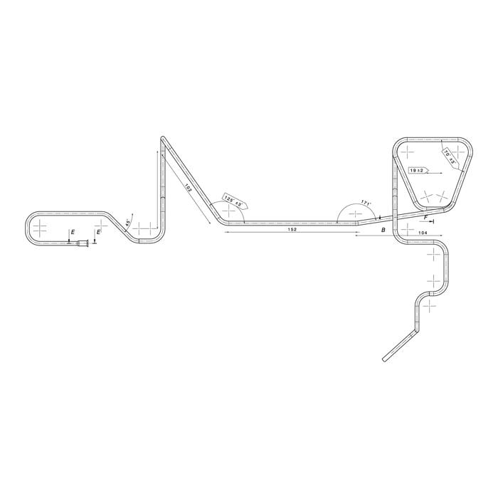 heating element, evaporation tray, tube, L=2291mm