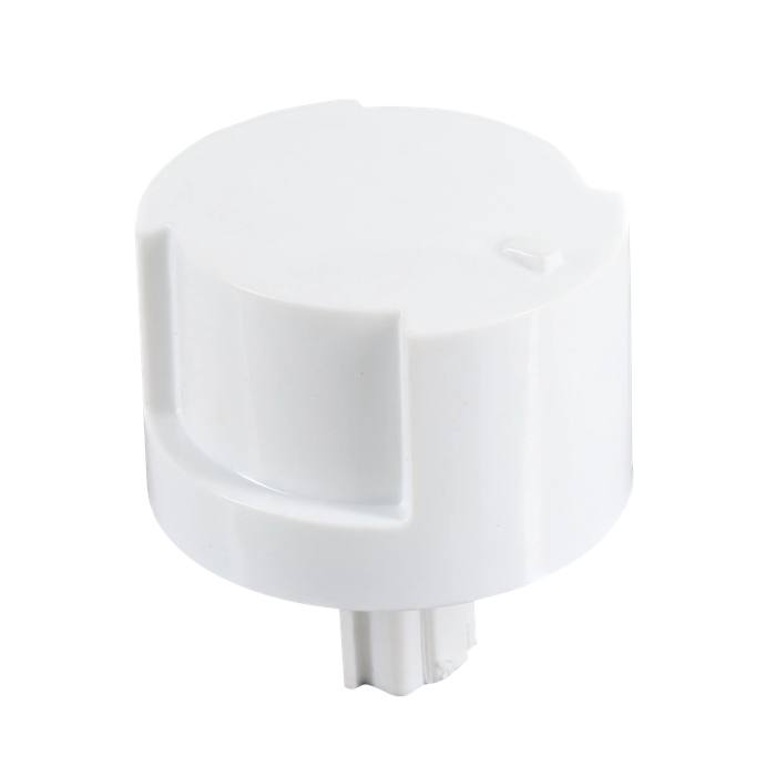 knob, gas oven, white