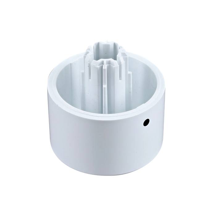 knob, white