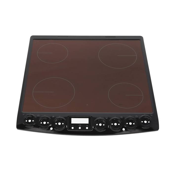 cooking top with frame,black,60cm