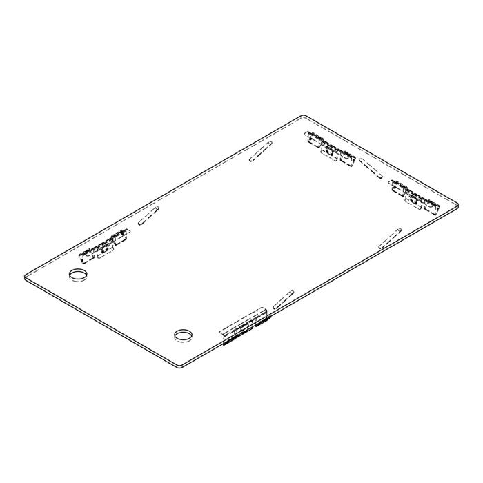 cooking top, black, Arthur Martin, 290x520mm