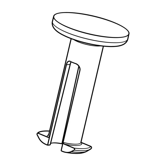 hinge, plug, bottom
