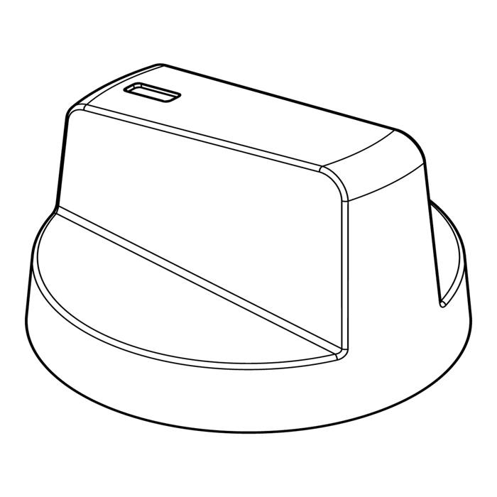 knob, timer, white