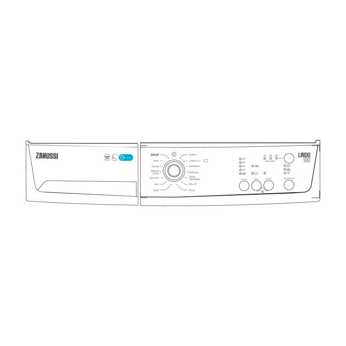 control panel,Handle,Zanussi,ZWF81440W,EN