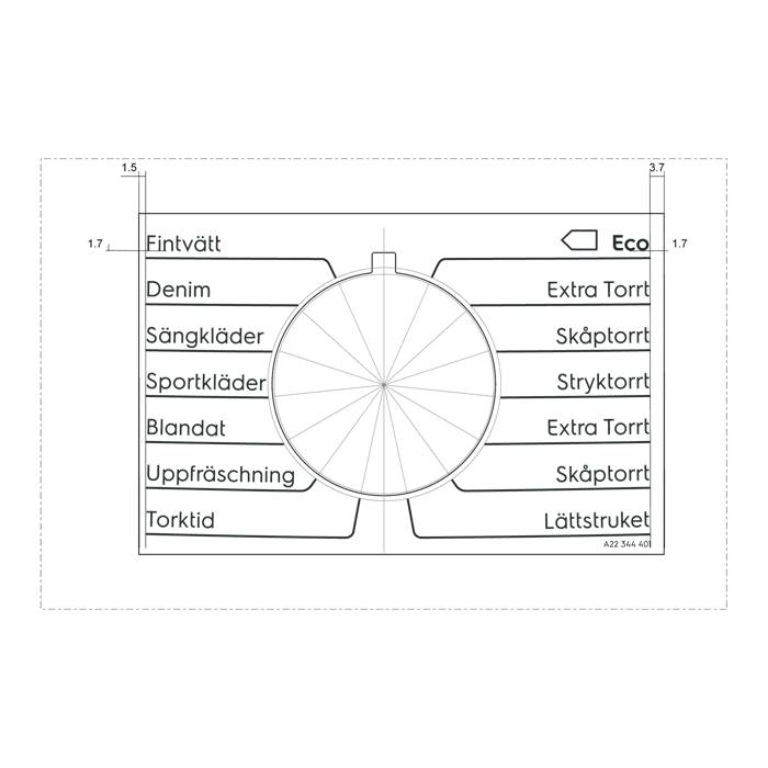 control panel,white,Electrolux,TR