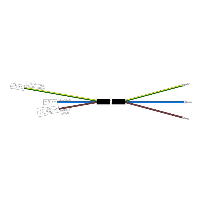 cable de alimentacion,3x1,5mm2, 1650mm