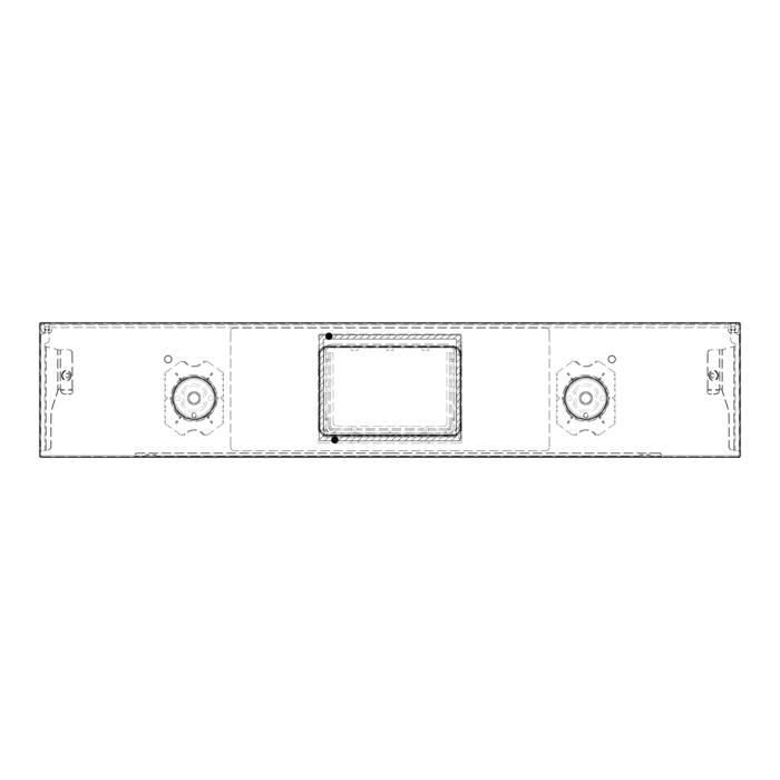 BEDIENBLENDE,INOX,60CM,SET,2K