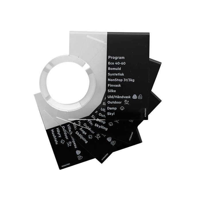 programme plate, knob, magnetic