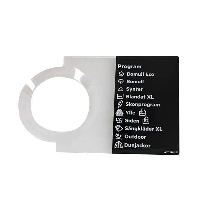 programme plate,knob,adhesive,SV