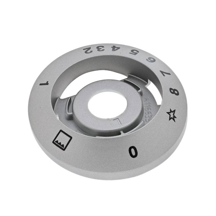 indicating plate,gas,inox,1+0, 8-0, TO
