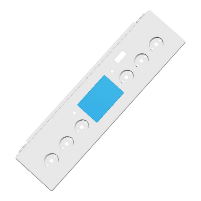 control panel, inox, 50cm,SET,6K