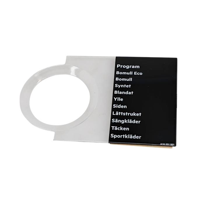 programme plate,knob,adhesive,SV