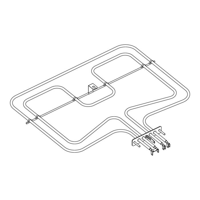 elemento riscaldante, sopra, combi, 240V 1000/1700W