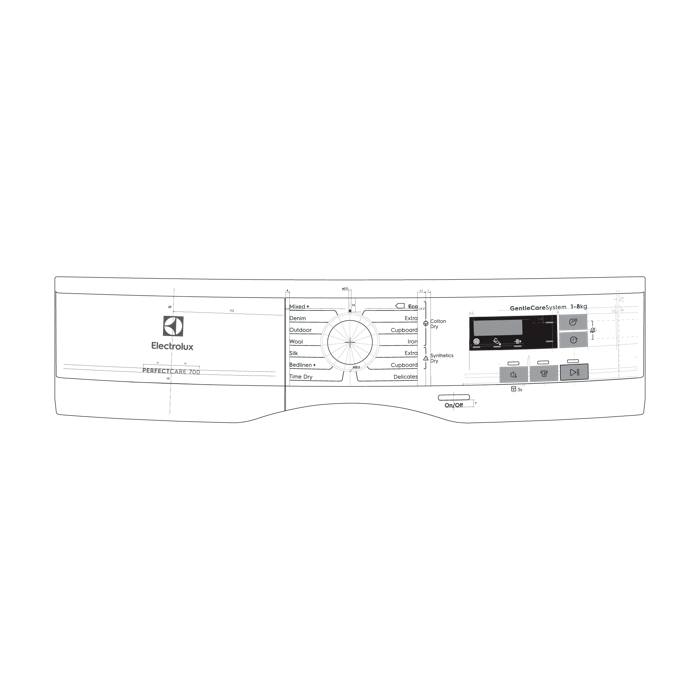 control panel,white,Electrolux,EN,SYM