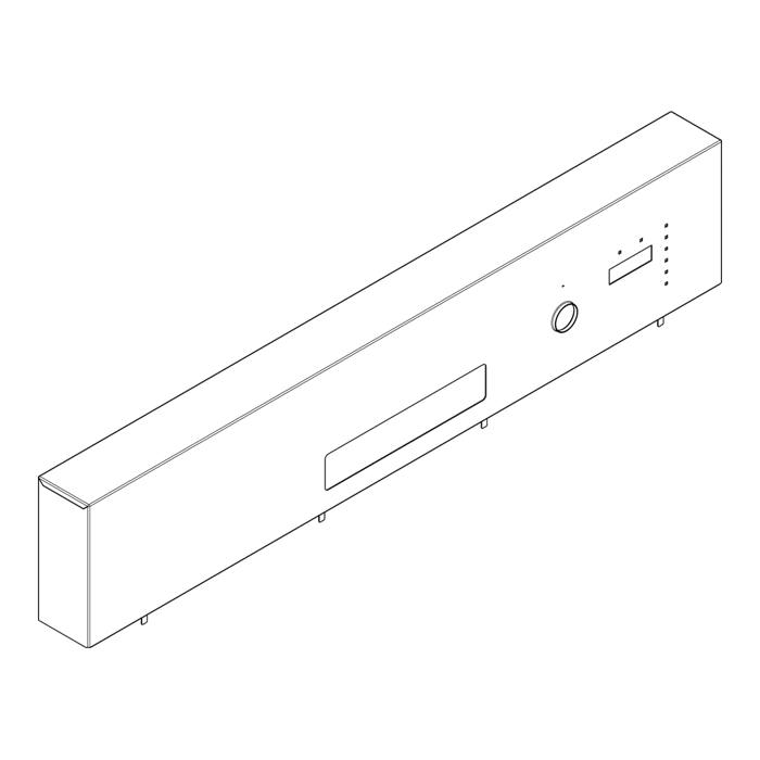 control panel,inox,Leonard,600mm