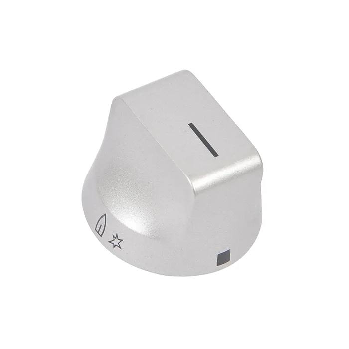 Silver Hob Control Knob