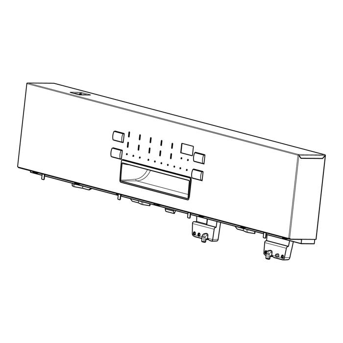 control panel, inox, AEG, EDW1850, [593mm]