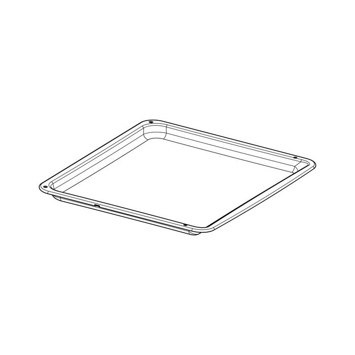 Grey/Blue Enamelled Baking Tray - 426x360x22mm
