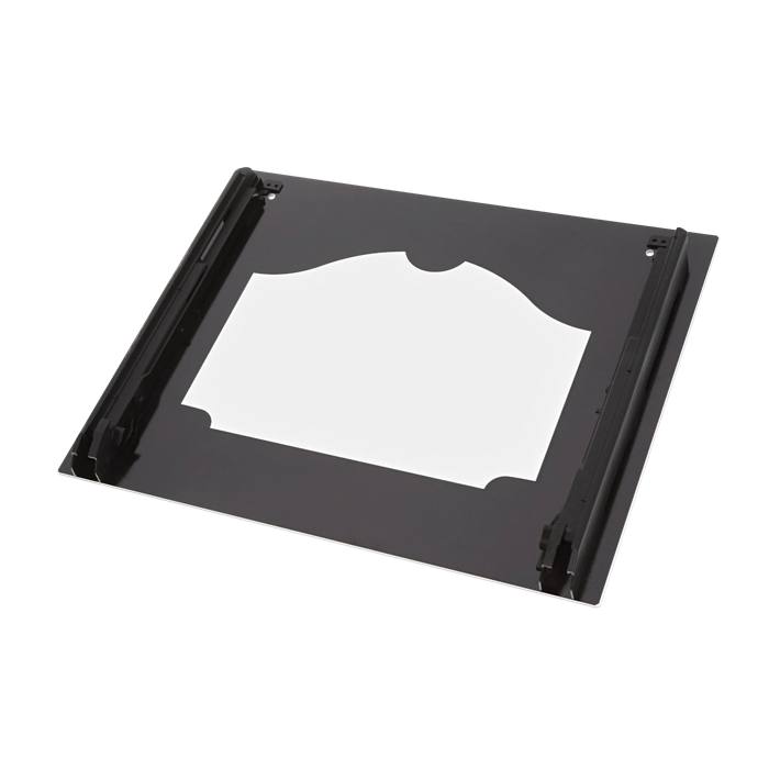 front glass, black, Electrolux, 594x466mm