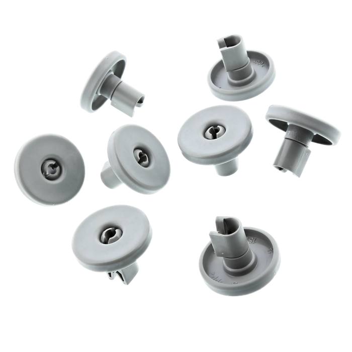 Dishwasher Lower Basket Wheel Kit - Pack of 8