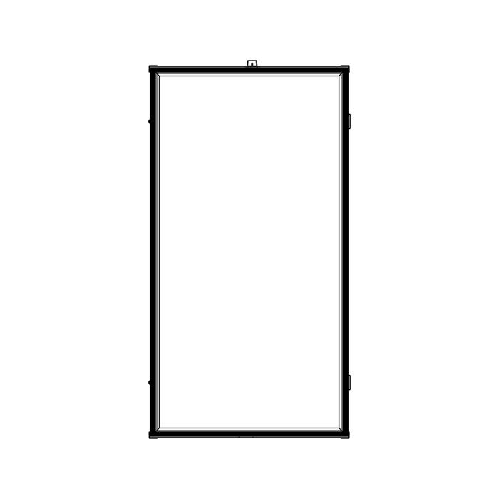 dörr kyl-, vit, 531.2x997mm
