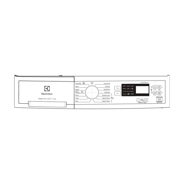 manöverpanel, vit, Electrolux