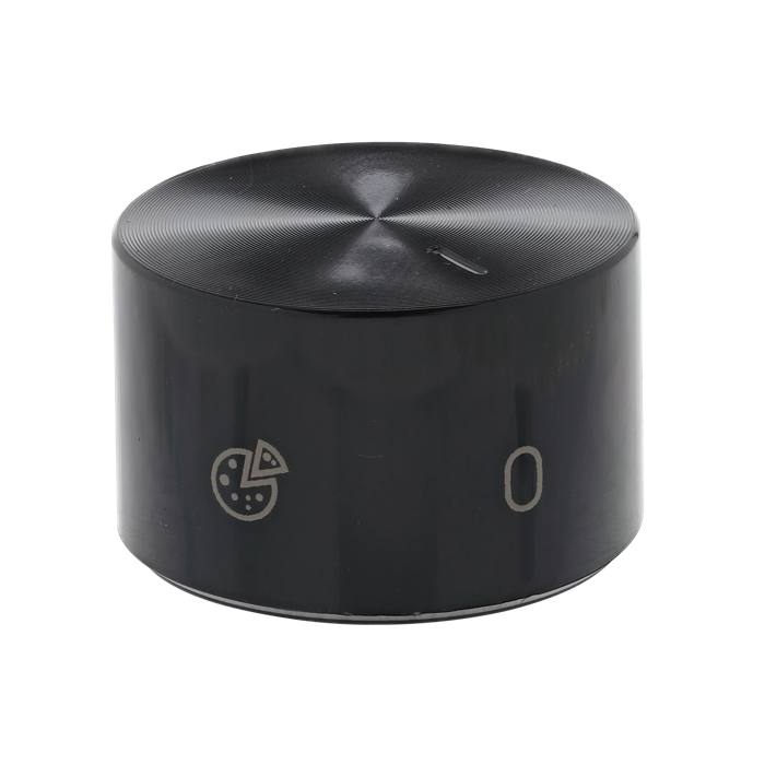knob, function, black, 5+0