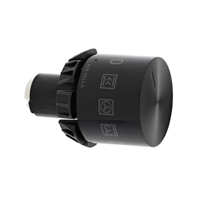 knob, function, black, 9+0