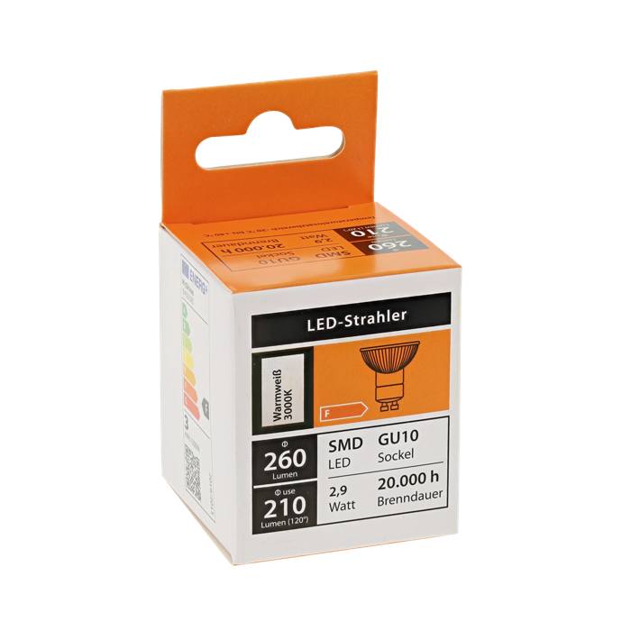 lampada, led, 3W ETT GU10