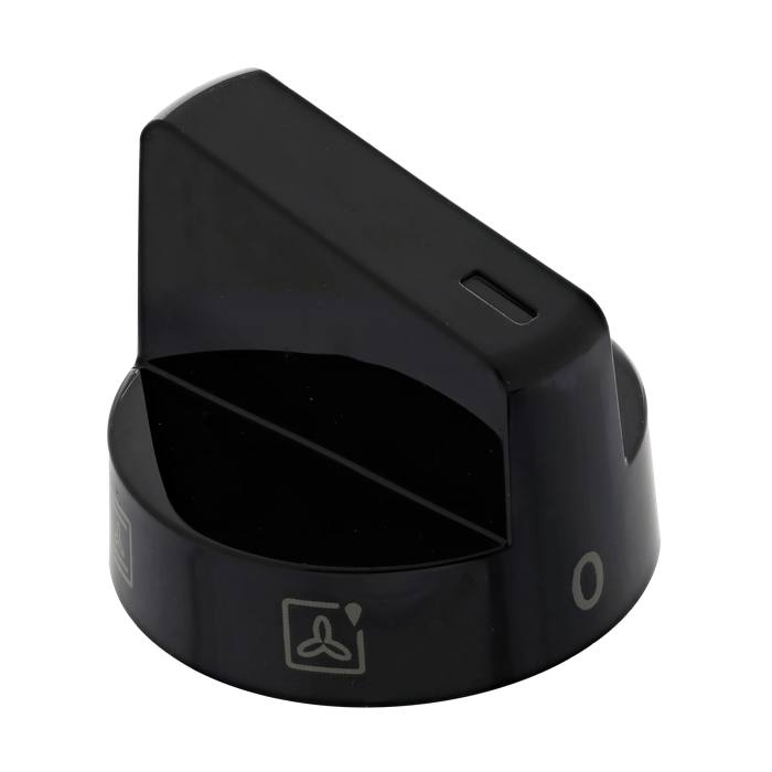 knob, function, black, 5+0
