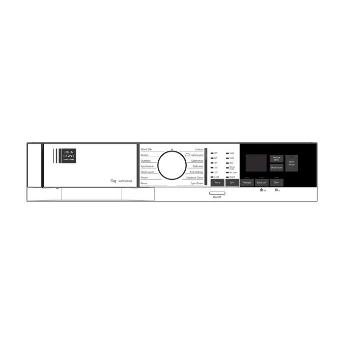 control panel,white,John Lewis,EN