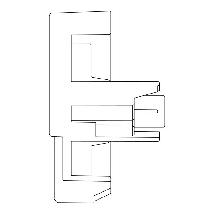 knob, programme selector, grey, WH
