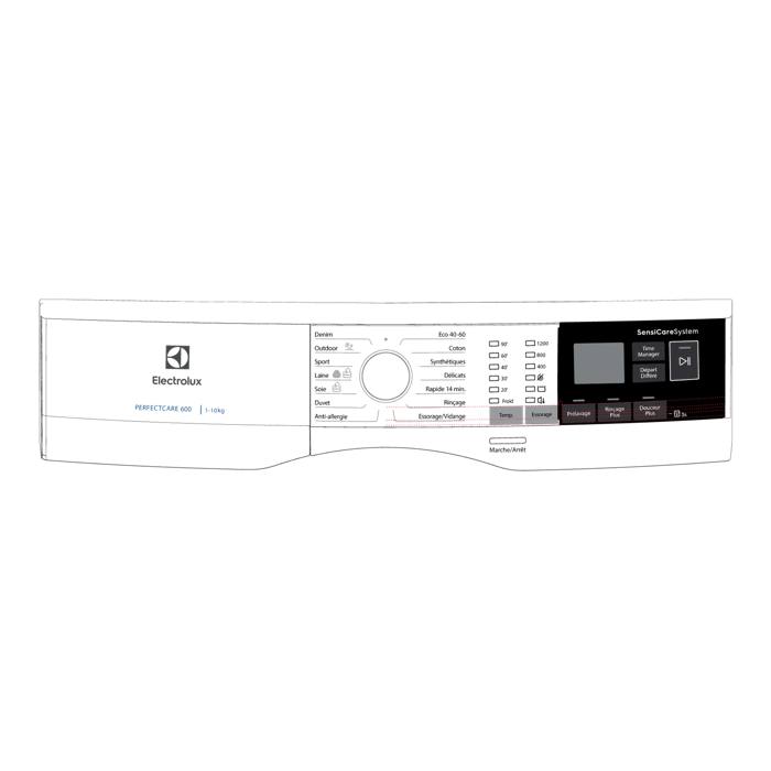panel holder, white, Zanussi