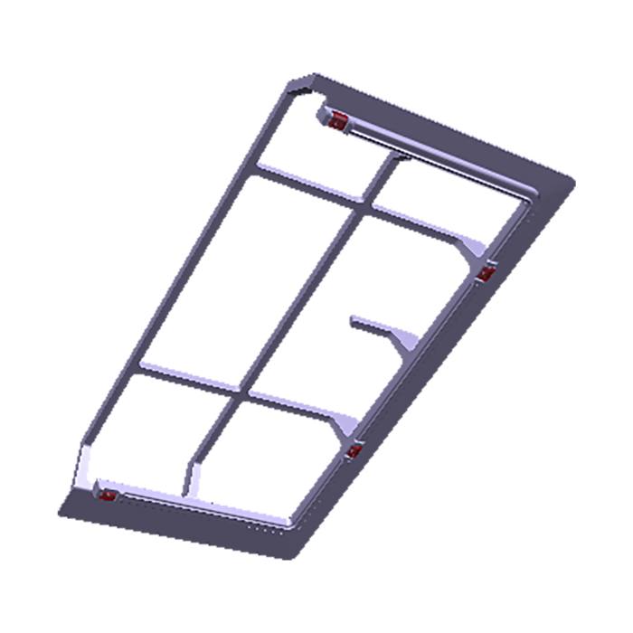 grid, pan support, left