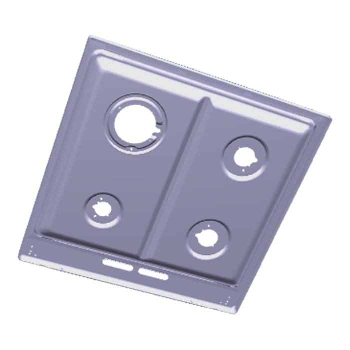 work top, inox, 594x590mm