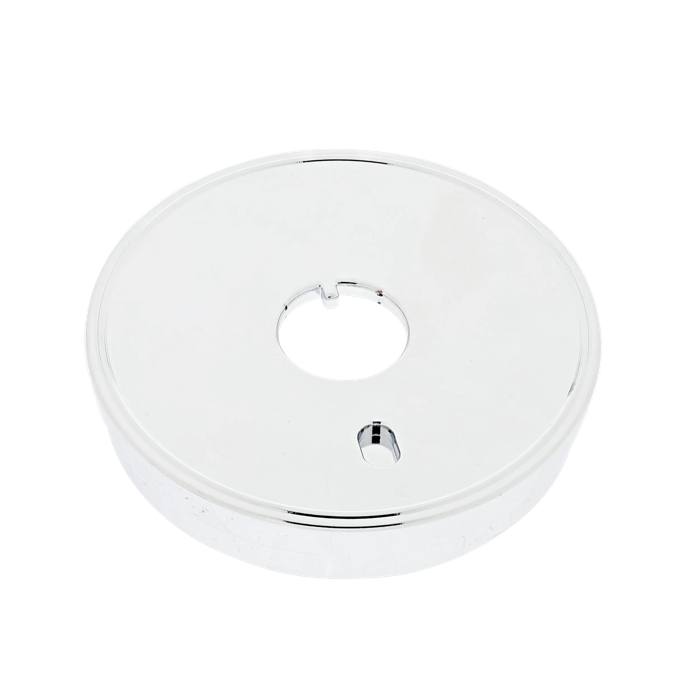 bezel, hob, chrome plated