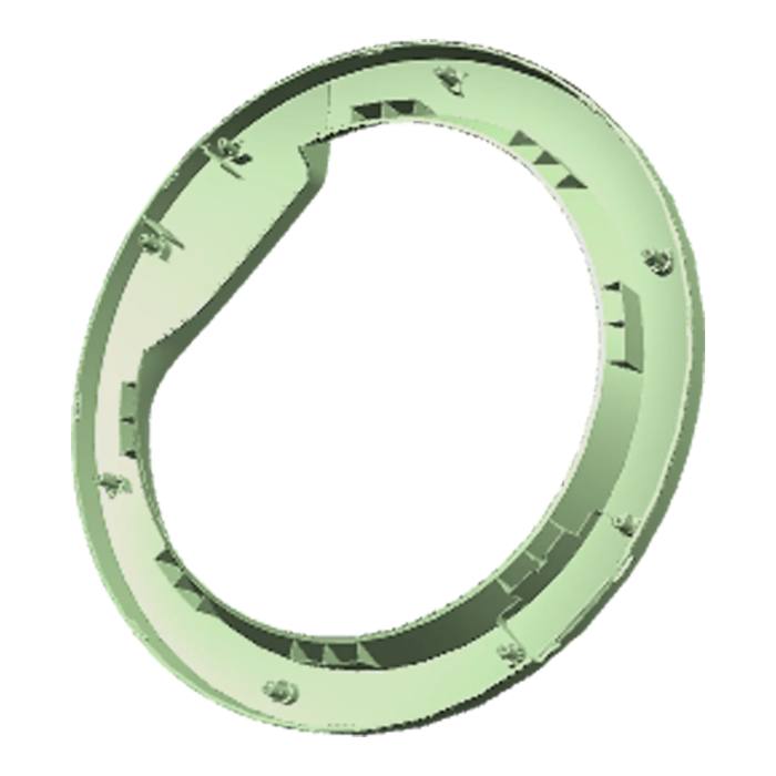 ajtókeret, elülsõ (külsõ), fehér, Ø444,6mm