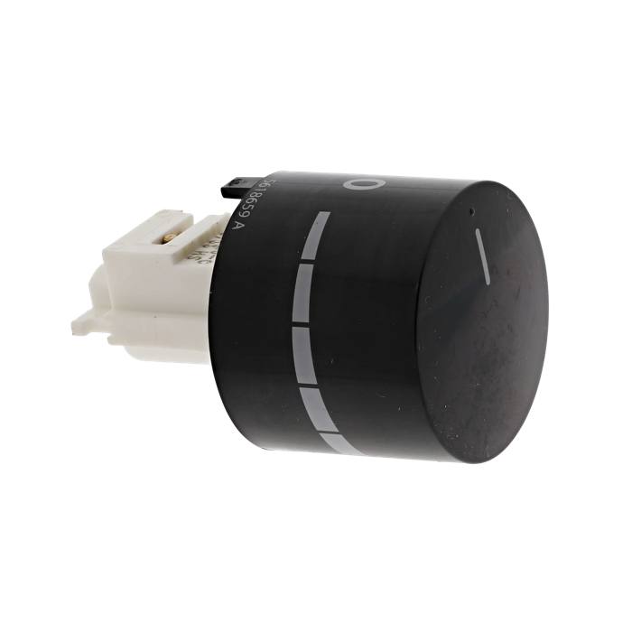 knap, energiregulator, sort