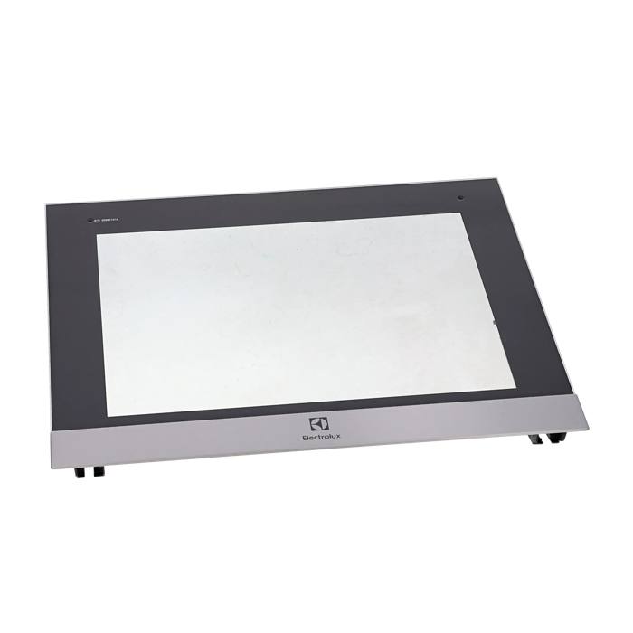 vitre avant noire Electrolux 596x466mm