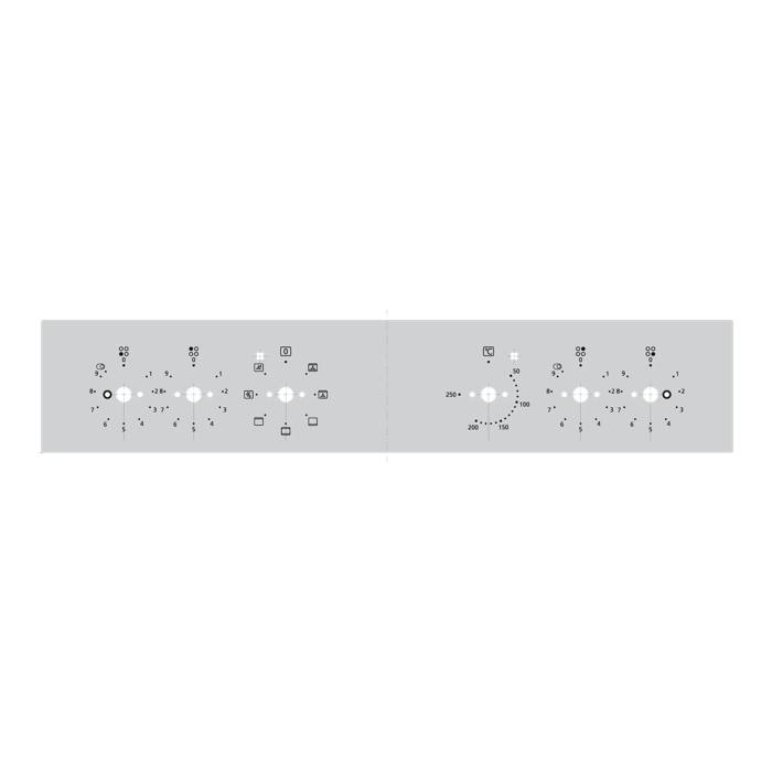 BEDIENBLENDE,INOX,60CM,6K